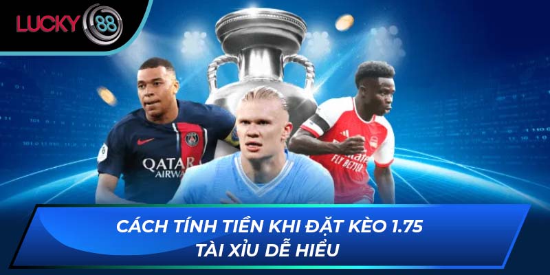 Cách tính tiền khi đặt kèo 1.75 tài xỉu dễ hiểu 