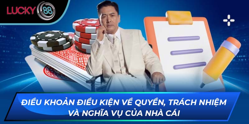 Điều khoản điều kiện về quyền, trách nhiệm và nghĩa vụ của nhà cái